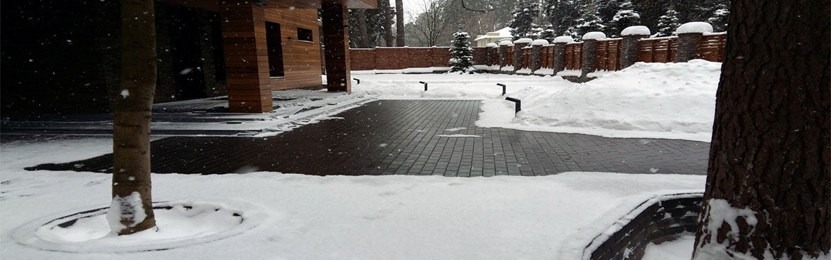 Обогрев площадок, пандусов